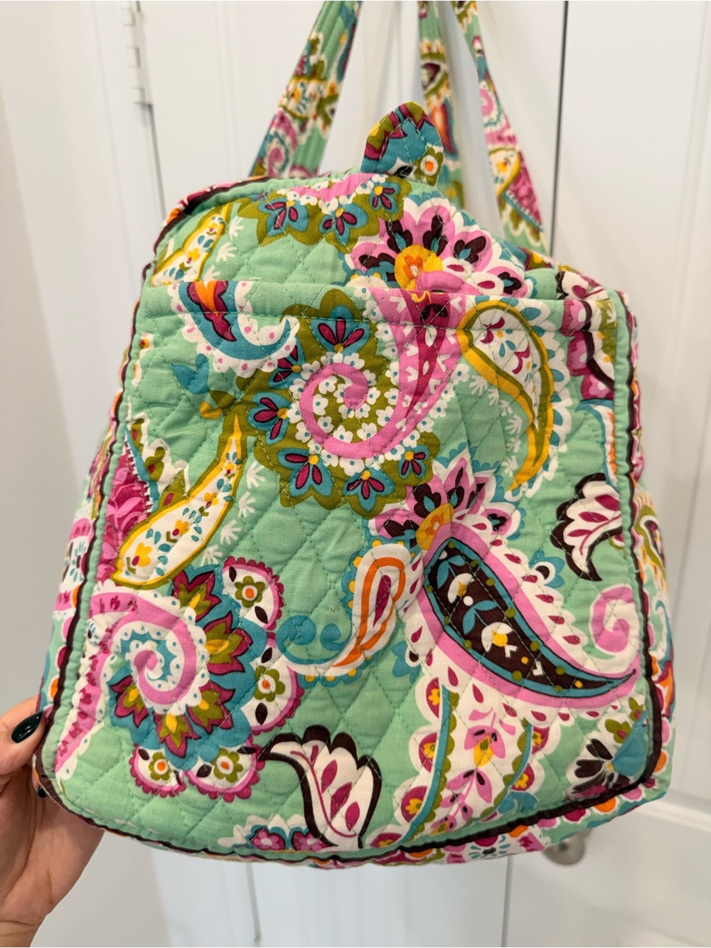Vera Bradley Quilted Duffel - Picture 4 of 6